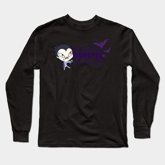 Momster Halloween Vibes! Long Sleeve T-Shirt by SocietyTwentyThree